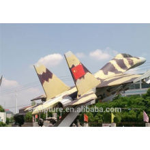 modern plane model stainless steel painted sculpture for sale/statue